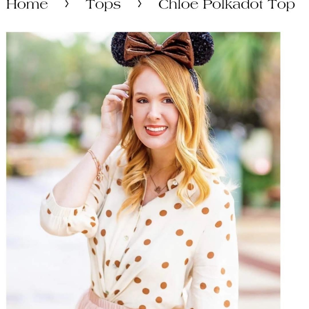 Polk dot crop top